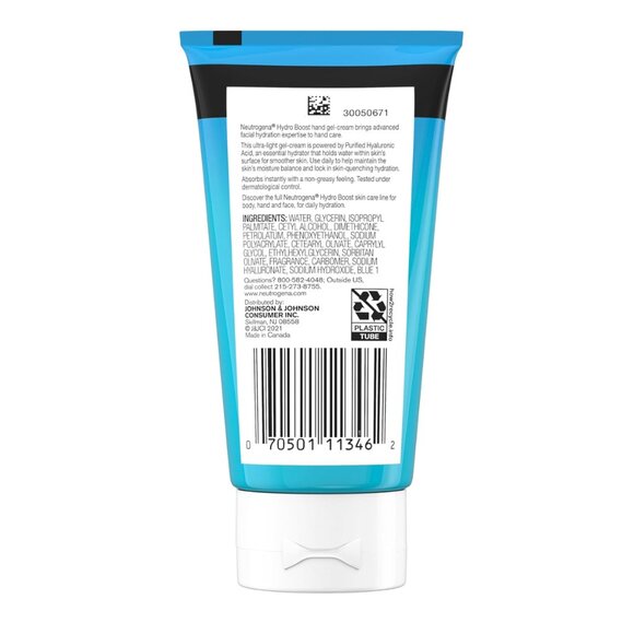 NEW Neutrogena Hydro Boost Hydrating Hand Gel Cream Hyaluronic Acid Lightweight - Picture 3 of 7